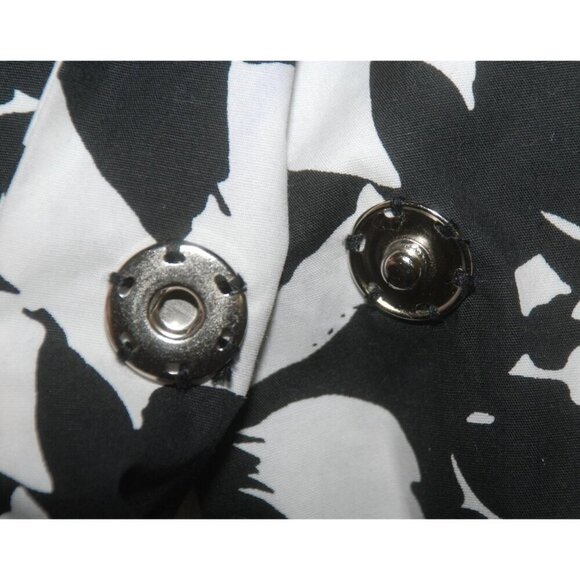 Centigrade Outerwear Women's 1X Half Sleeve Black White Floral Jacket Coat large - Picture 4 of 9